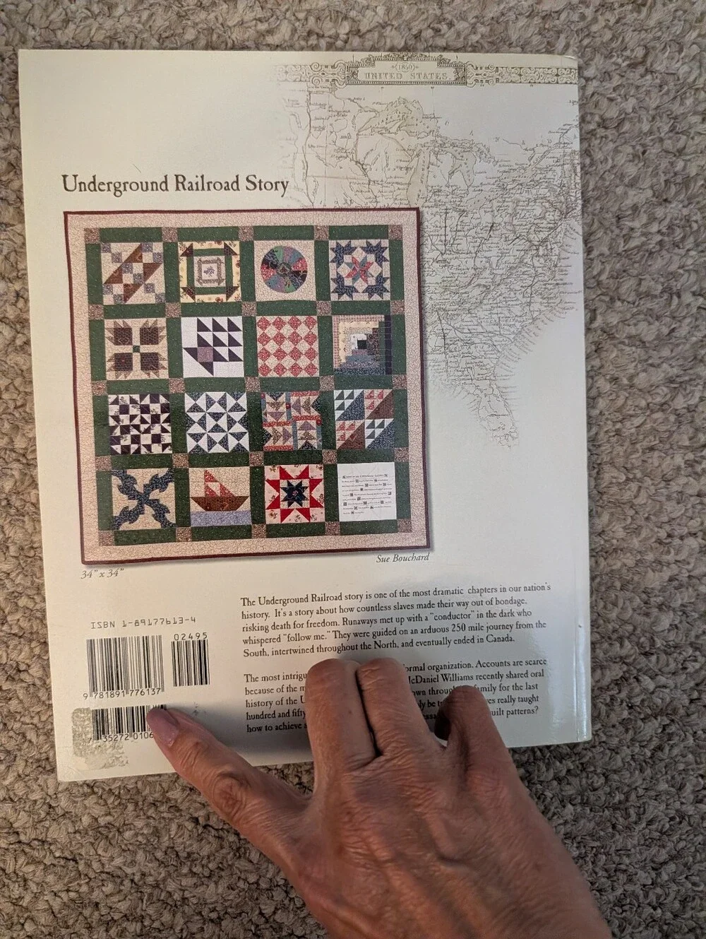 Underground Railroad Sampler by Eleanor Burns, Quilt In A Day, 2003